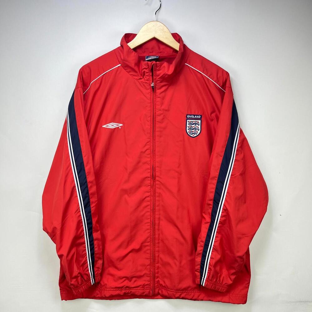 Vintage Umbro England Football Track Jacket Medium